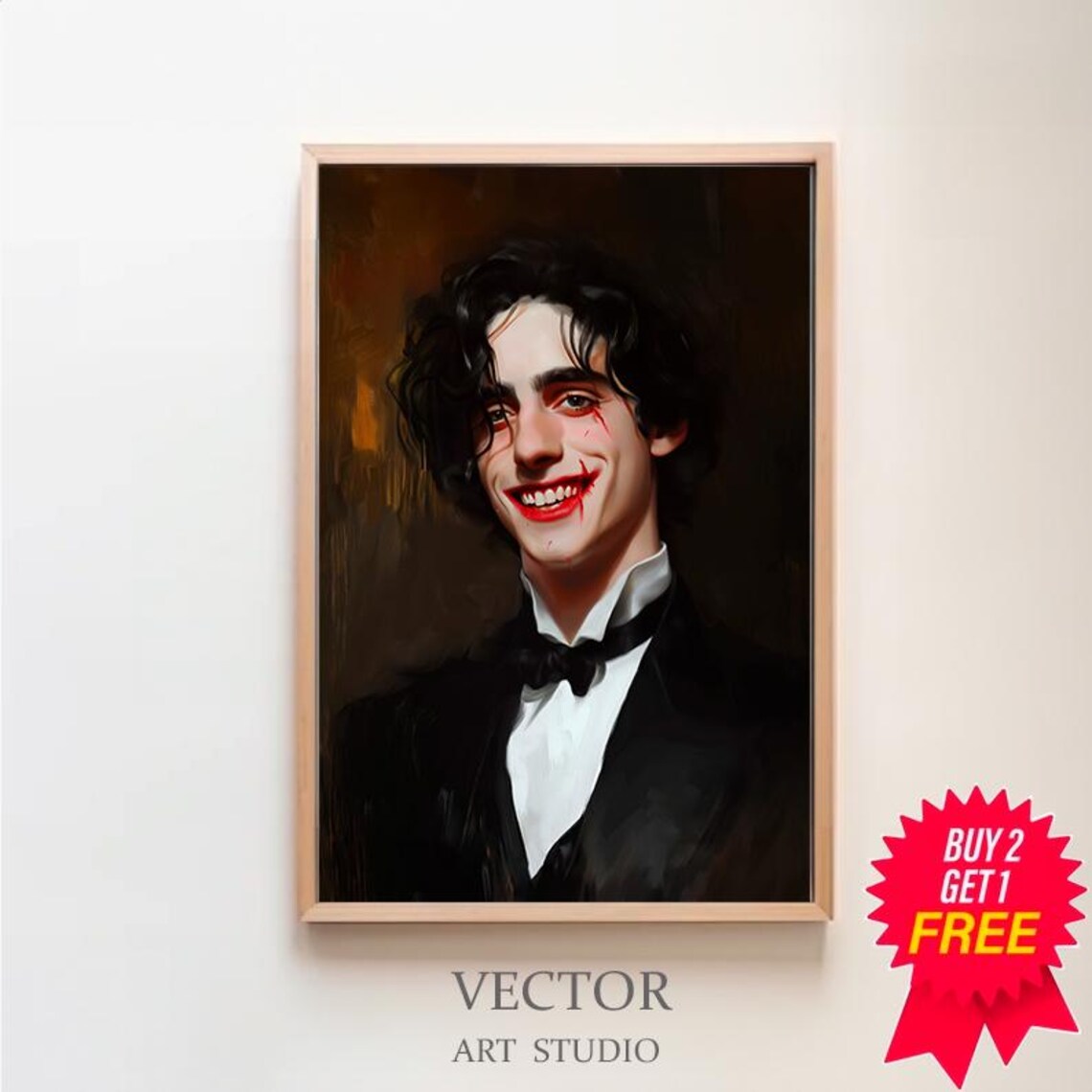 The Vampire Vintage Print Home Decor Dark Academia Dark Art Occult Poster Gothic Home Decor Wiccan Art Witchcraft
