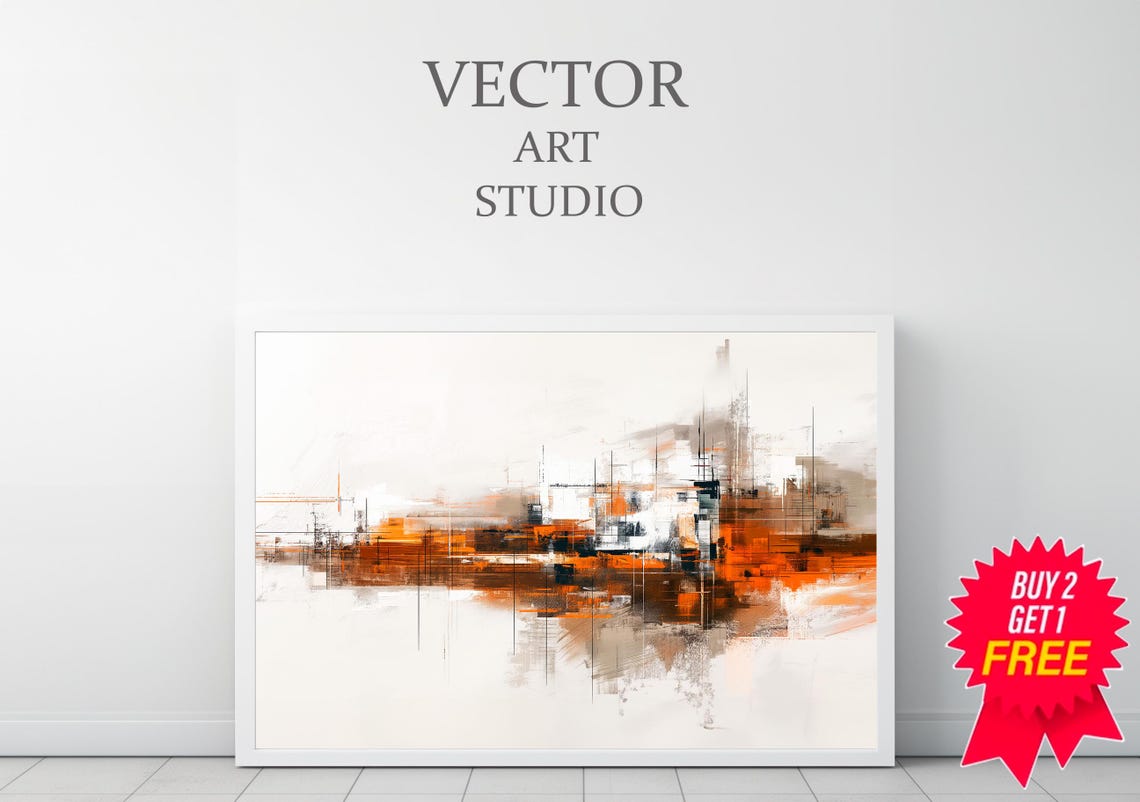 Modern Textured Abstract Neutral Art Print Set Modern Wall Art Modern Abstract Art Abstract - Image 3