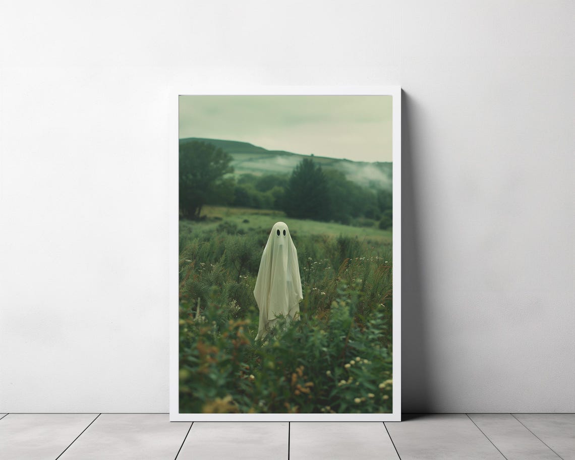 Ghost In The Forest A Ghost In The Highlands Vintage Poster Art Poster Print Dark Academia Ghost Print Gothic Victorian - Image 3