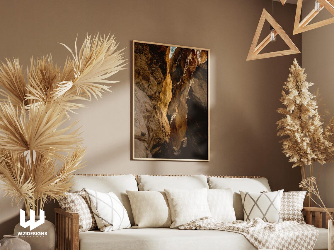 Saklikent Gorge Turkey Canyon Poster with Dramatic Rock Formations - Image 2