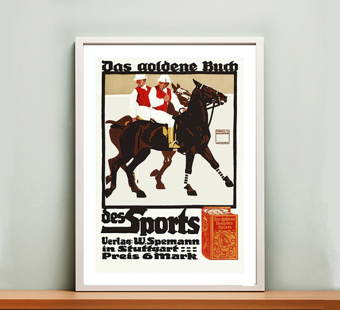 Das Goldene Buch Des Sports Vintage Sport Poster - Image 2
