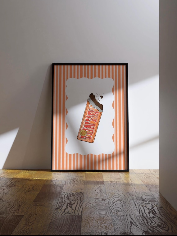 Tonys Chocolonely Retro Travel Poster