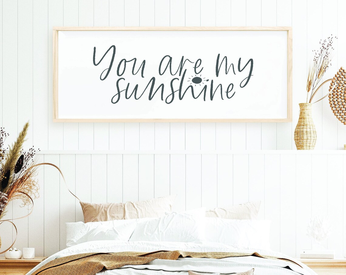You Are My Sunshine Nursery Wall Art Print, Farmhouse
