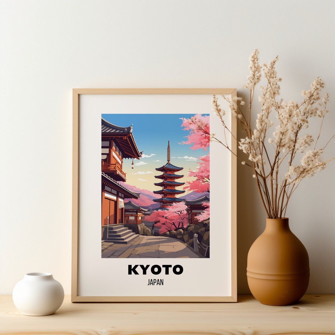 Kyoto Japan Travel Print Japan Wall Decor Kyoto Poster Japan Travel Prints Kyoto Art Print Kyoto Wall Art Kyoto Gift - Image 2