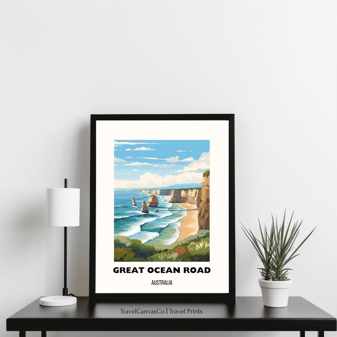 Great Ocean Road Australia Twelve Apostles Coastal Cliffs Beach Poster - Image 3