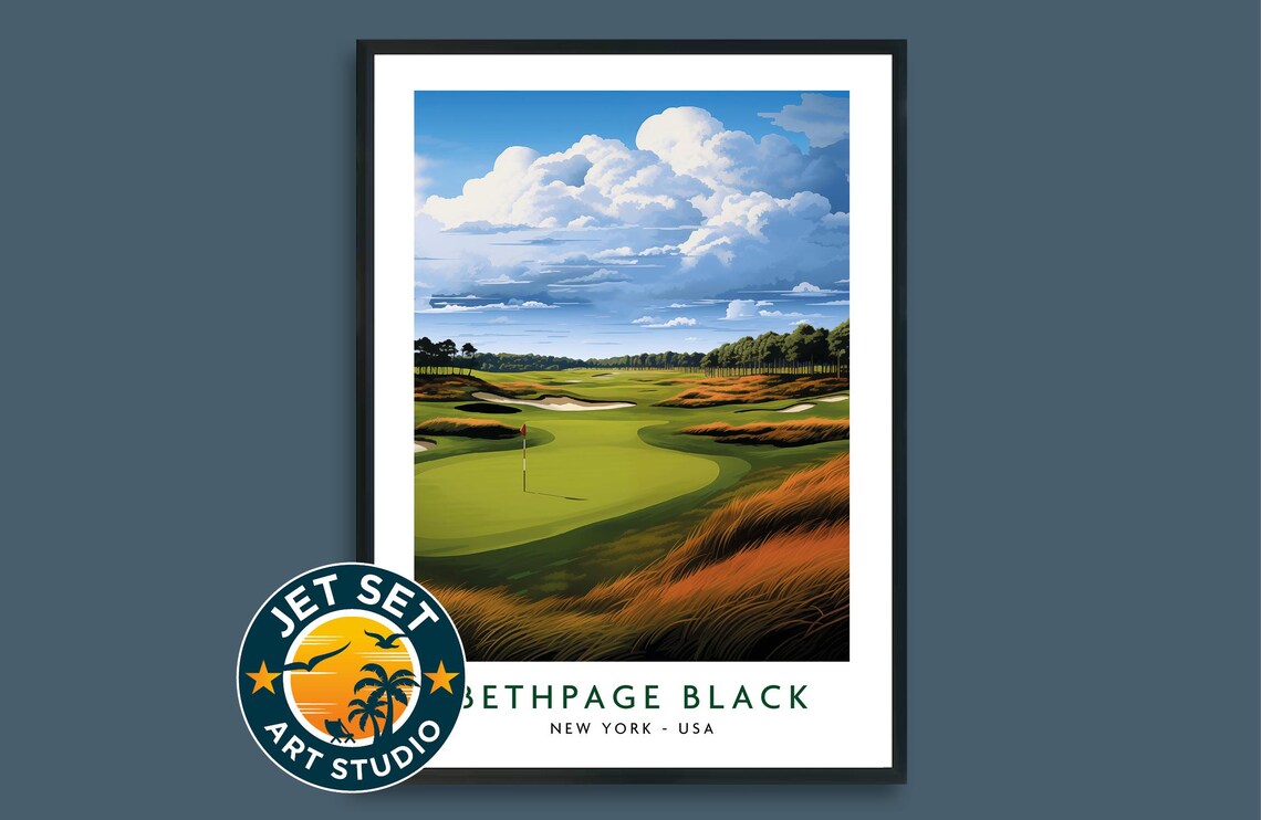 Bethpage Black Golf Course New York Art Print