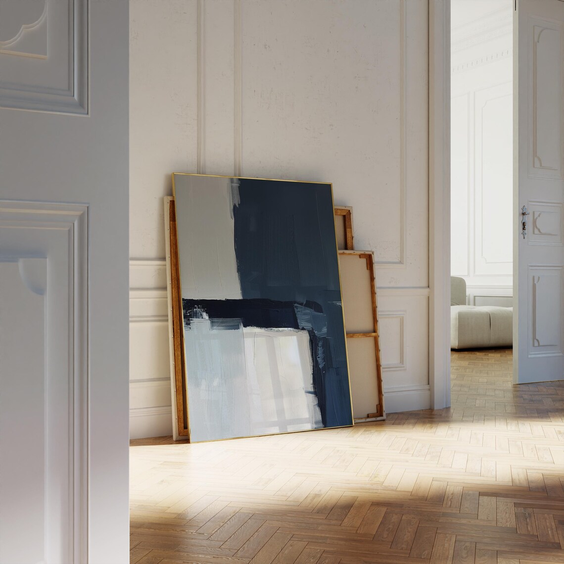 Scandinavian Abstract Art Print, Minimalist Nordic Decor - Image 4