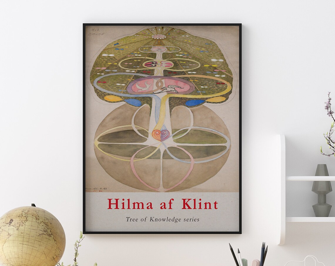 Hilma af Klint Tree of Knowledge Spiritual Abstract Art Poster