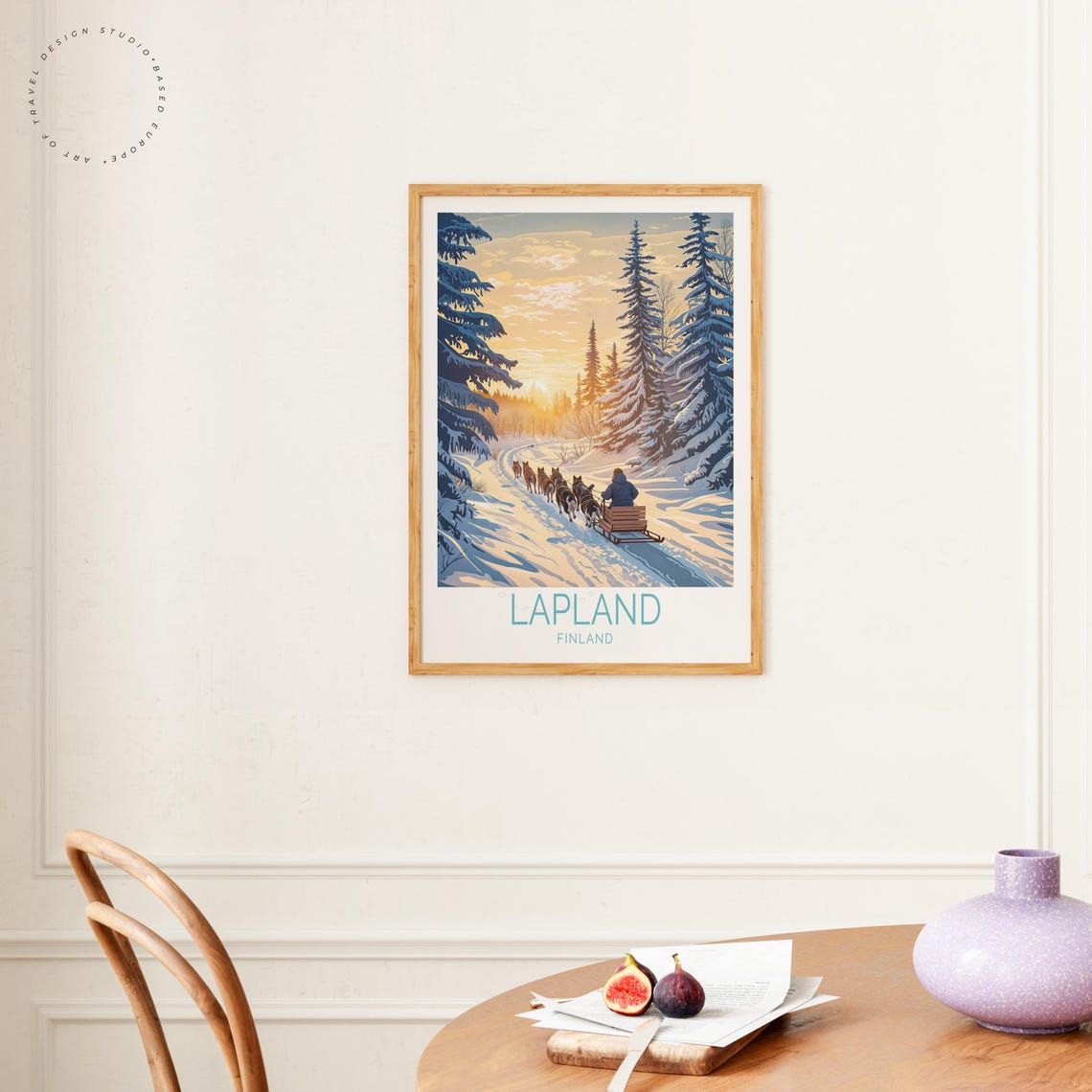 Lapland Travel Poster, Finland Travel Poster - Image 4