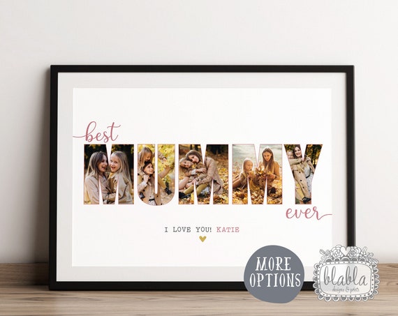 Mothers Day Gift Personalised Mothers Day Poster Mothers Day Gifts Mothers Day Print Mummy Photo Collage