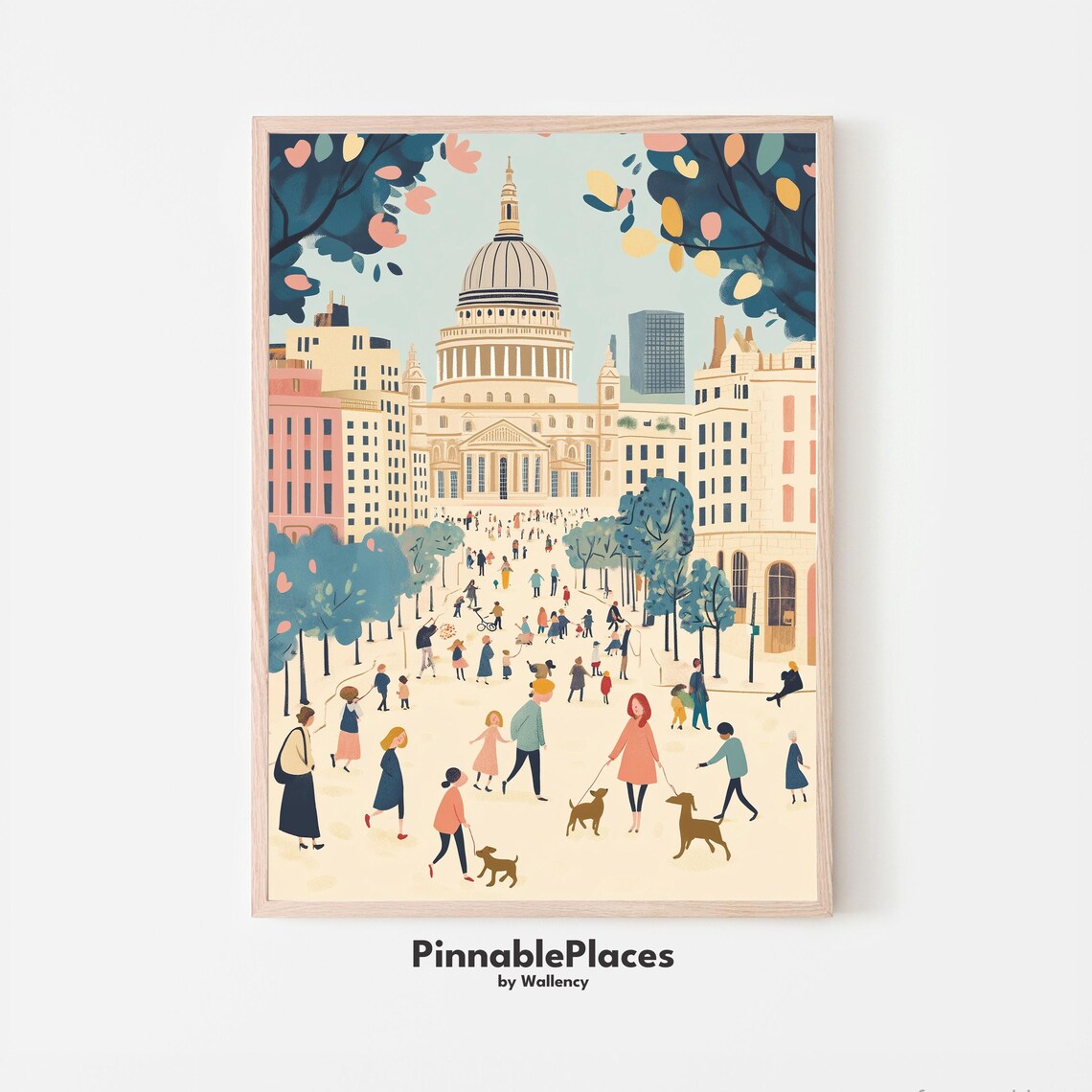 St Pauls Cathedral London Cityscape Art Print