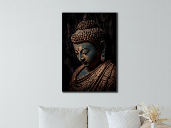 Buddha Prints Asian Painting Wall Decor House Gift Idea Bedroom Wall Decor Yoga Wall Art Spiritual Poster Home Decoration