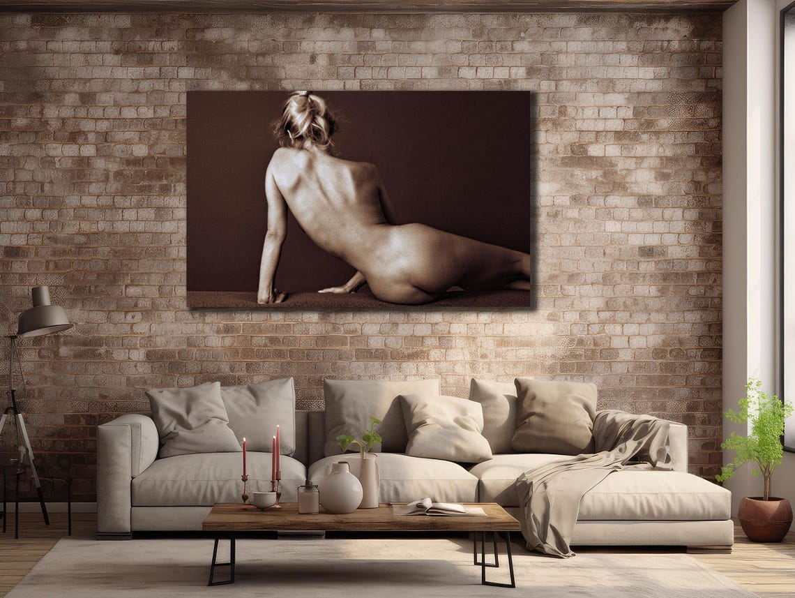 Modern Naked Prints Nude Painting Art Wall Hanging House Gift Ideas Erotic Bedroom Wall Decor Girl Wall Art Sexy Woman Poster - Image 2