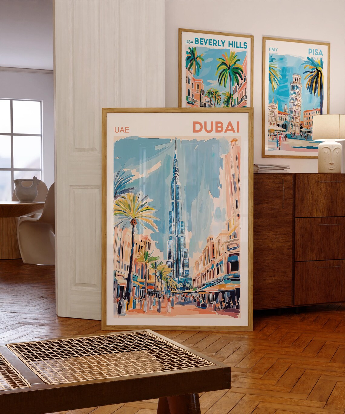Dubai Travel Poster, Destination Wall Art Print - Image 4