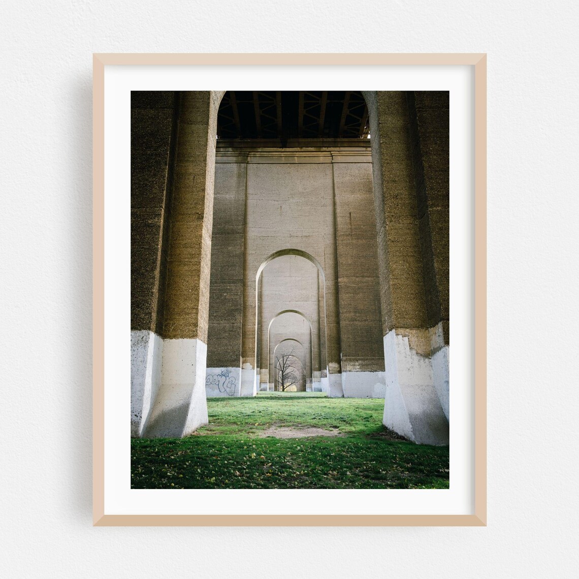 Queens New York Architecture Travel Poster