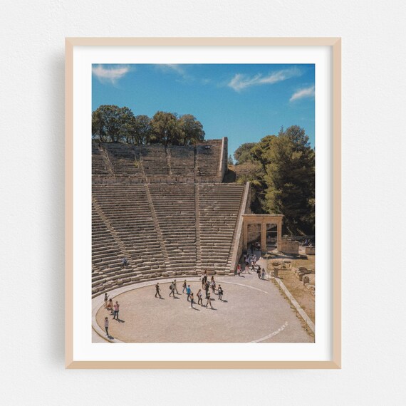 Ancient Epidaurus Theater Greece Travel Photography Wall Art