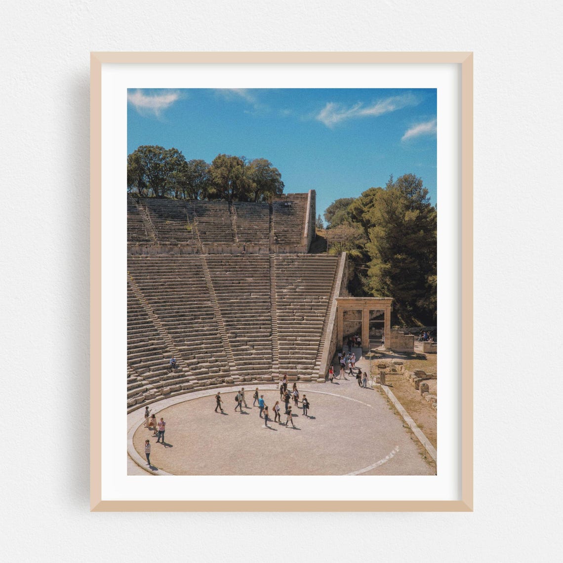 Ancient Epidaurus Theater Greece Travel Photography Wall Art
