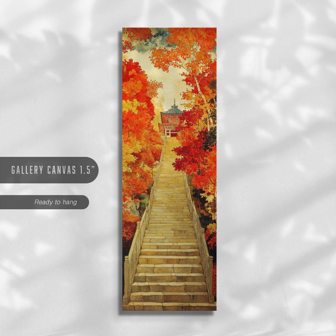 Vintage Japanese Art Print, Boho Wall Decor - Image 2