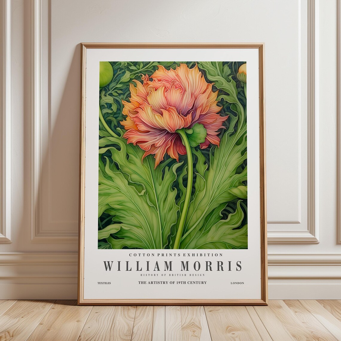 William Morris Botanical Pattern, Vintage Art Print - Image 2
