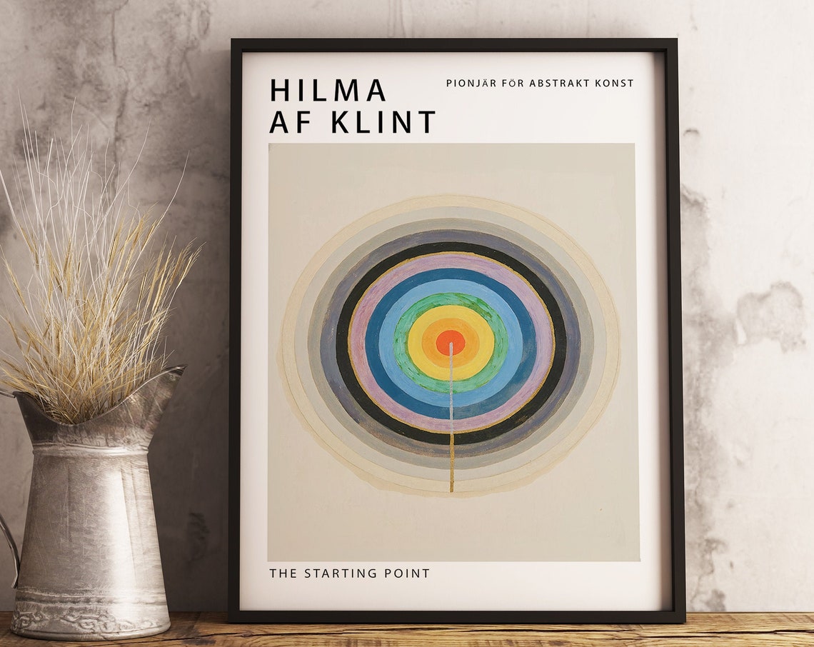 Hilma af Klint The Starting Point Abstract Art Exhibition Poster - Image 3