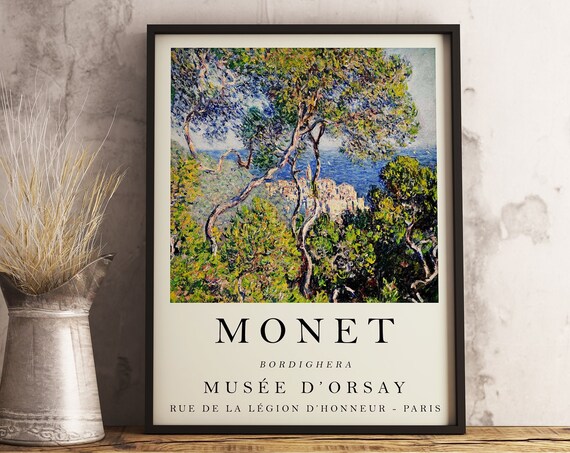 Claude Monet Bordighera Exhibition Poster Paris Musee dOrsay