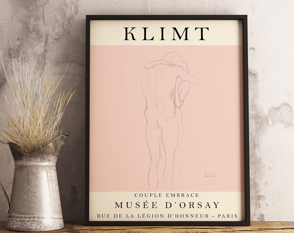 Gustav Klimt Exhibition Poster Bedroom Poster Print - Image 3