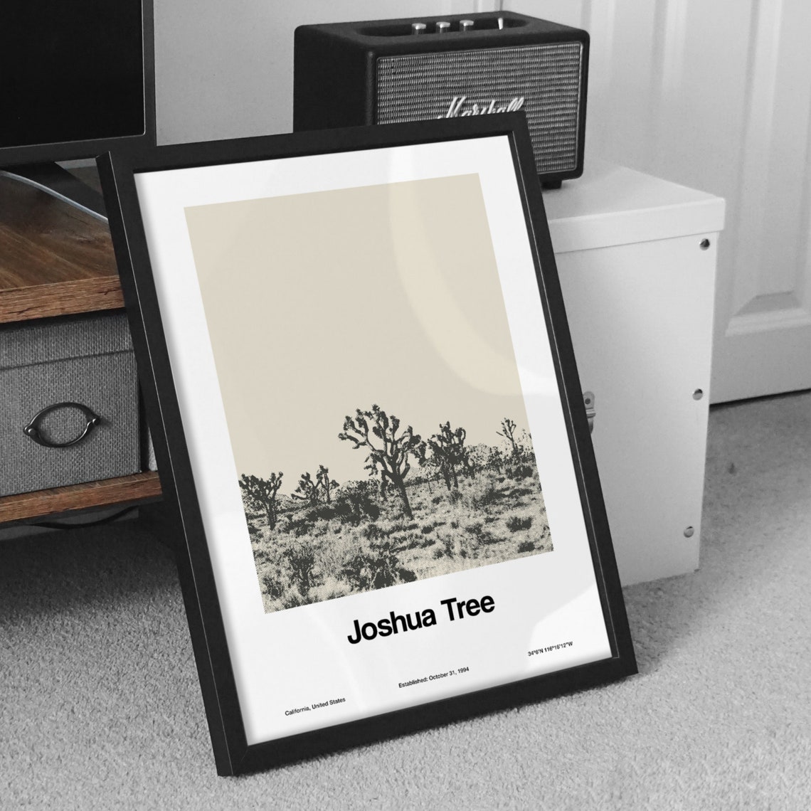 Joshua Tree National Park Minimalist Travel Poster - Image 3