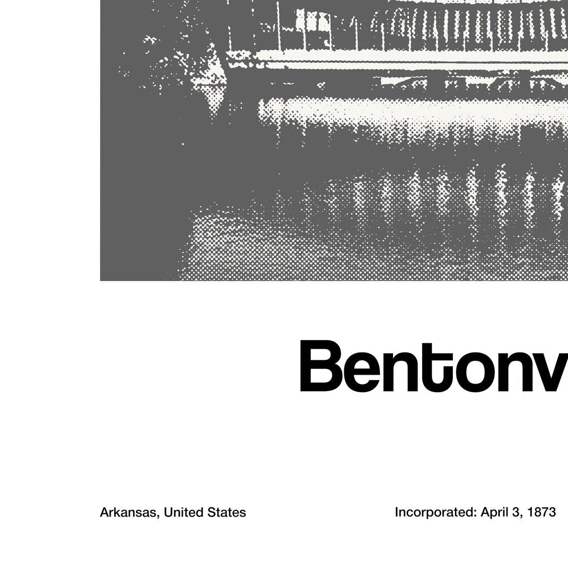 Bentonville Arkansas Crystal Bridges Museum Art Print - Image 3