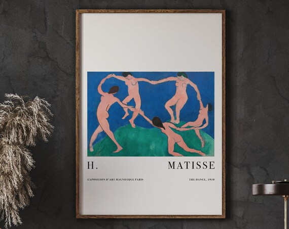 Henri Matisse The Dance Vintage Exhibition Poster