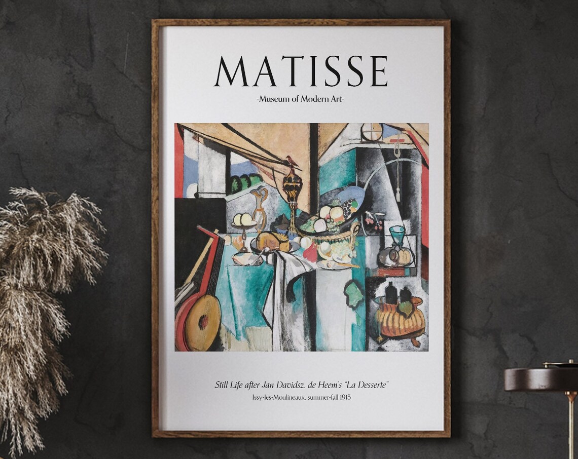 Henri Matisse, La Desserte 1915 Poster Print
