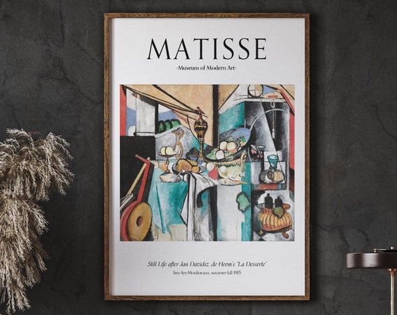 Henri Matisse, La Desserte 1915 Poster Print