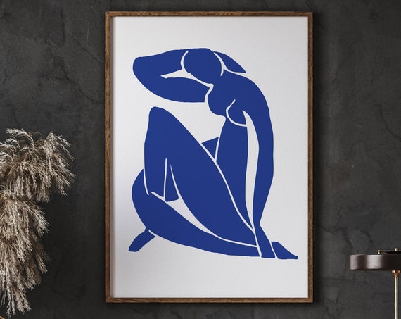 Matisse Premium Posters Blue Nude Tate Modern Henri Cutout Exhibition Poster Instant
