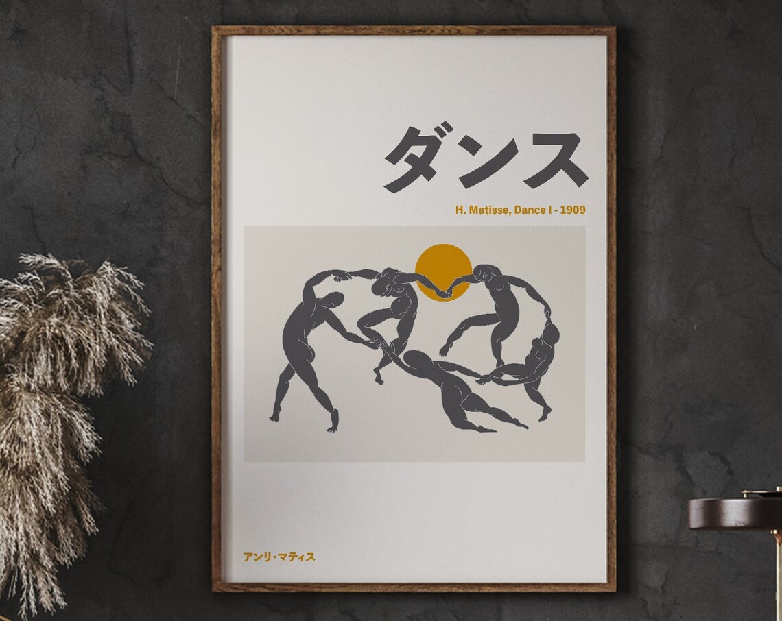 Henri Matisse Vintage Dance Exhibition Poster