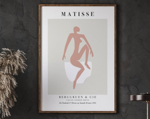 Matisse Tate Modern Poster, Abstract French Art