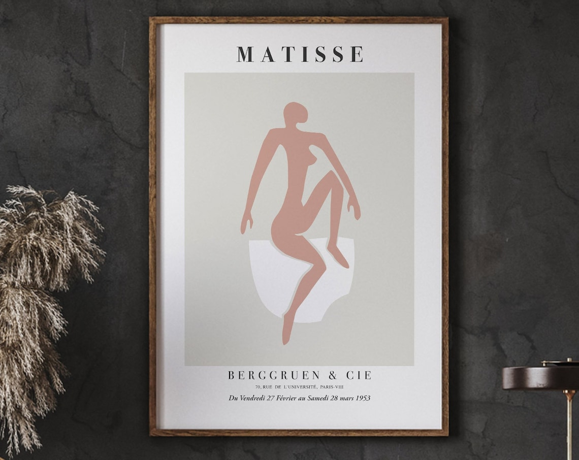 Matisse Tate Modern Poster, Abstract French Art