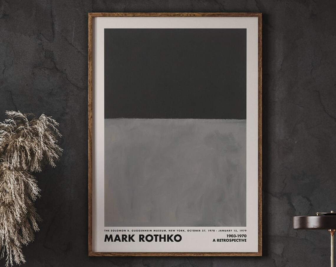 Mark Rothko Abstract Expressionist Museum Art Print