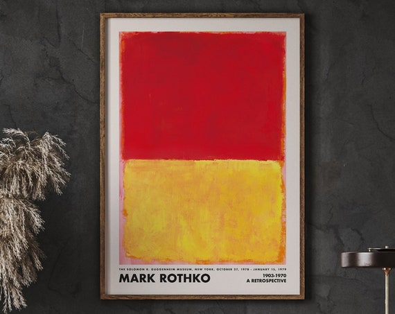 Rothko Wall Art Contemporary Decor Museum Abstract