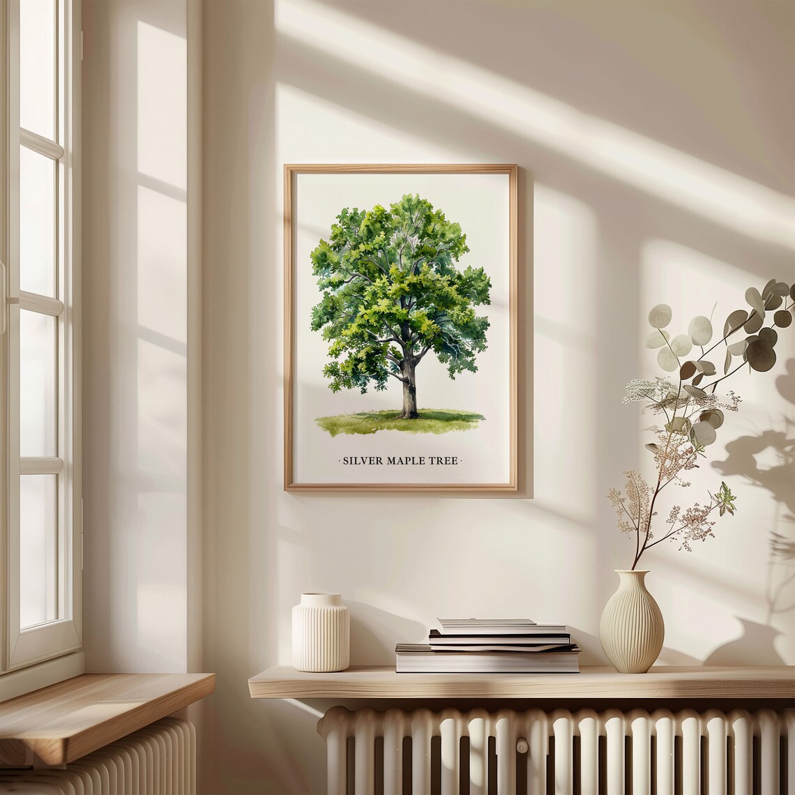 Silver Maple Botanical Art Print, Nature Decor - Image 3