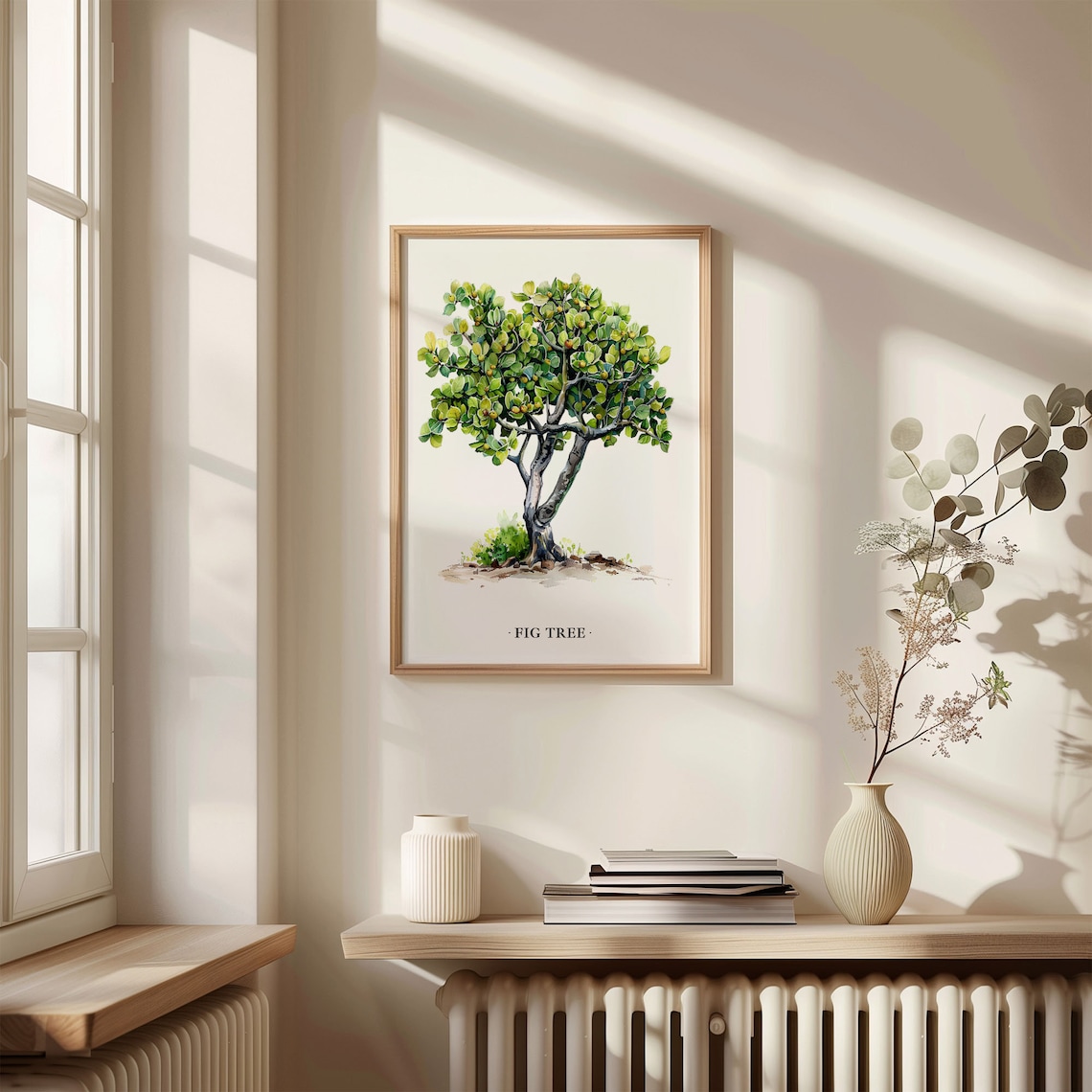 Fig Tree Botanical Art Print, Kitchen Decor - Image 3