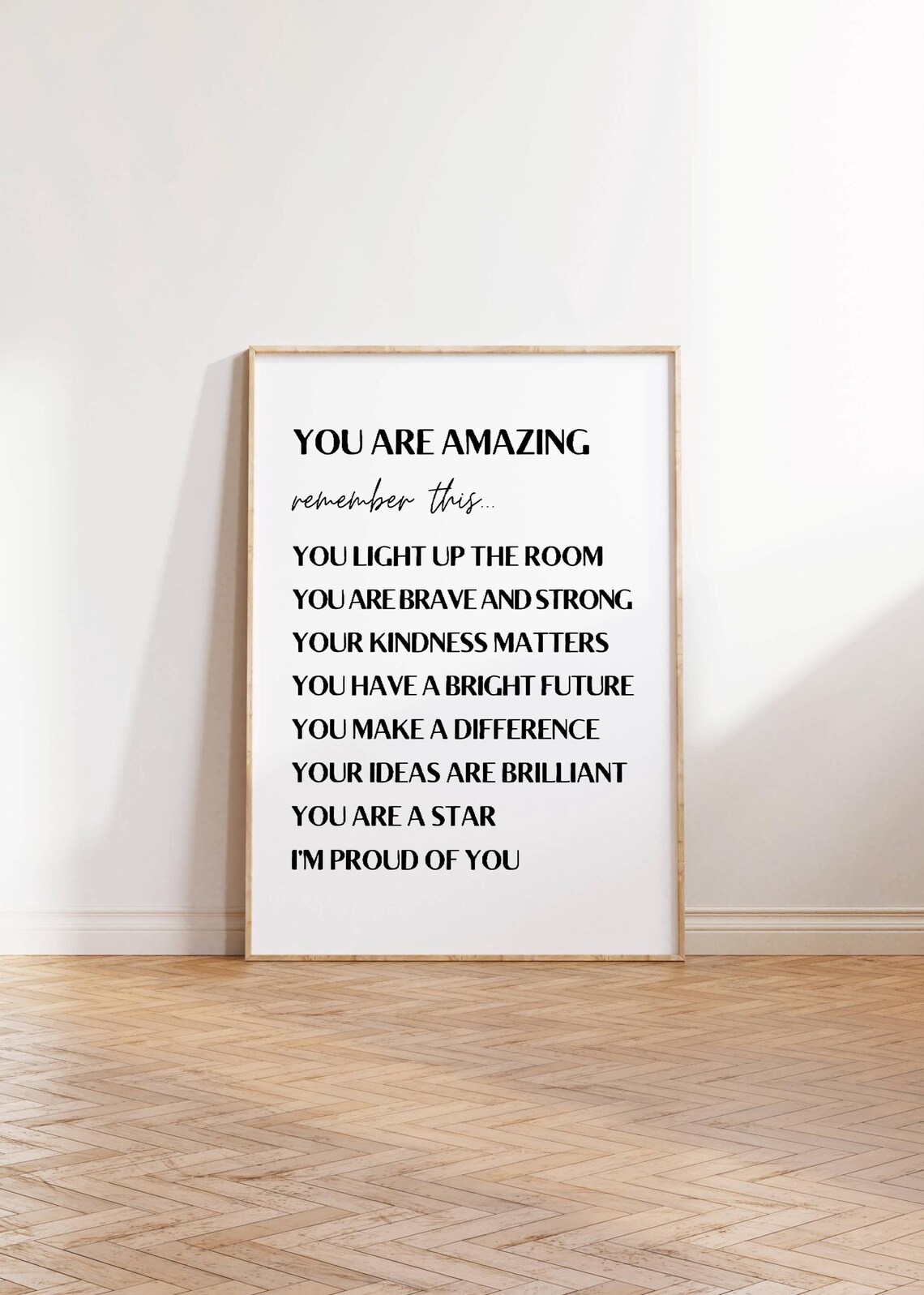You Are Amazing Affirmation Art Print, Kids Decor - Image 3