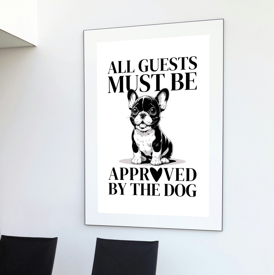 Funny Dog Print Gifts For The Dog Owner Puppy Poster Dog Wall Art Typography Wall Art Typography Print Typography As Art Dog Art - Image 3