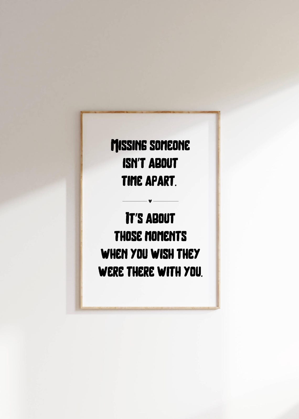 Missing Someone Quote Sentimental Missing You Moments Poster