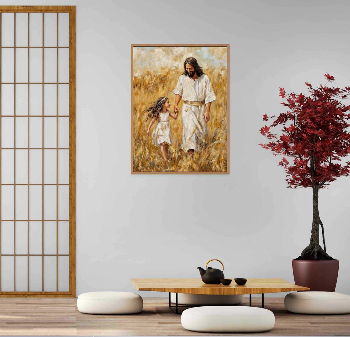 Days With Him Modern Christian Art, Jesus Sketch - Image 5