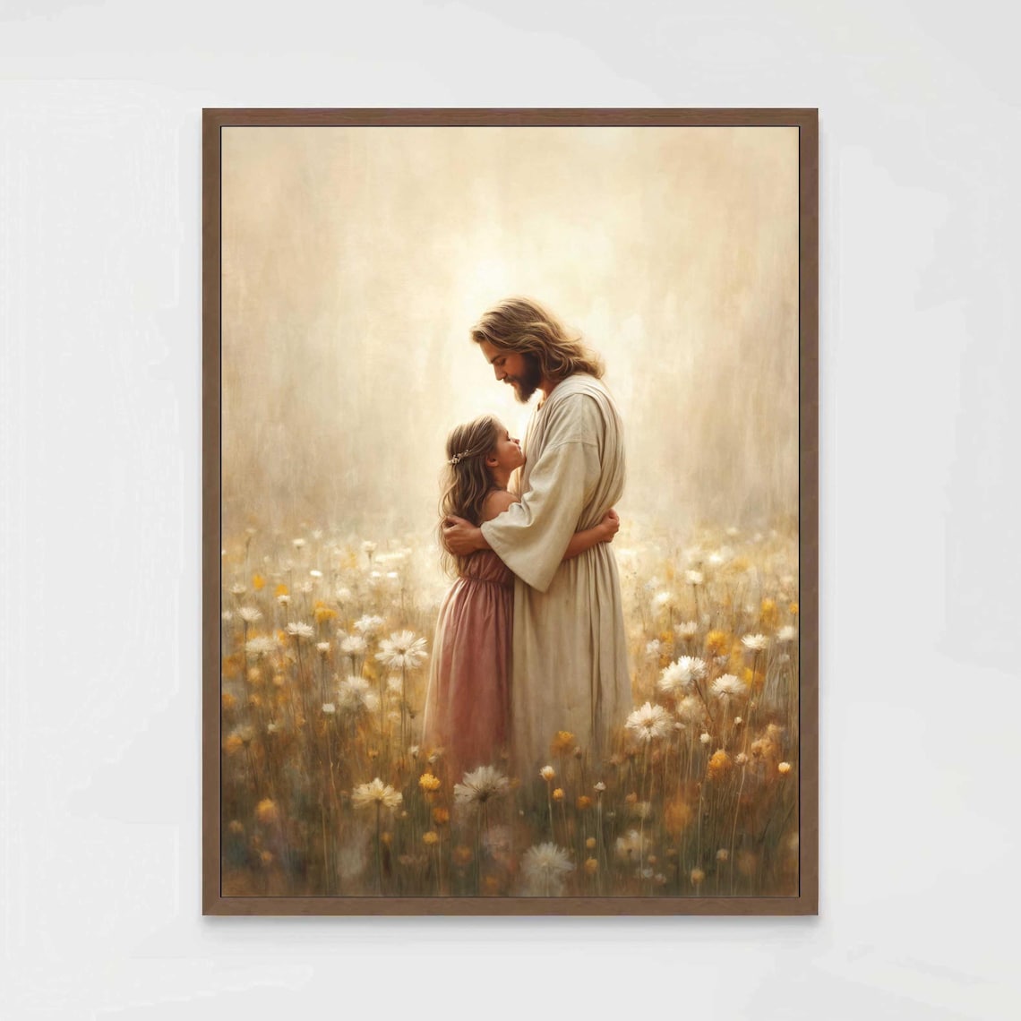 Seeing Jesus With Children, Christian Wall Art