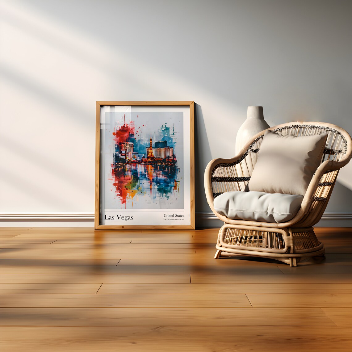 Las Vegas Nevada Travel Poster, Housewarming Gift - Image 3
