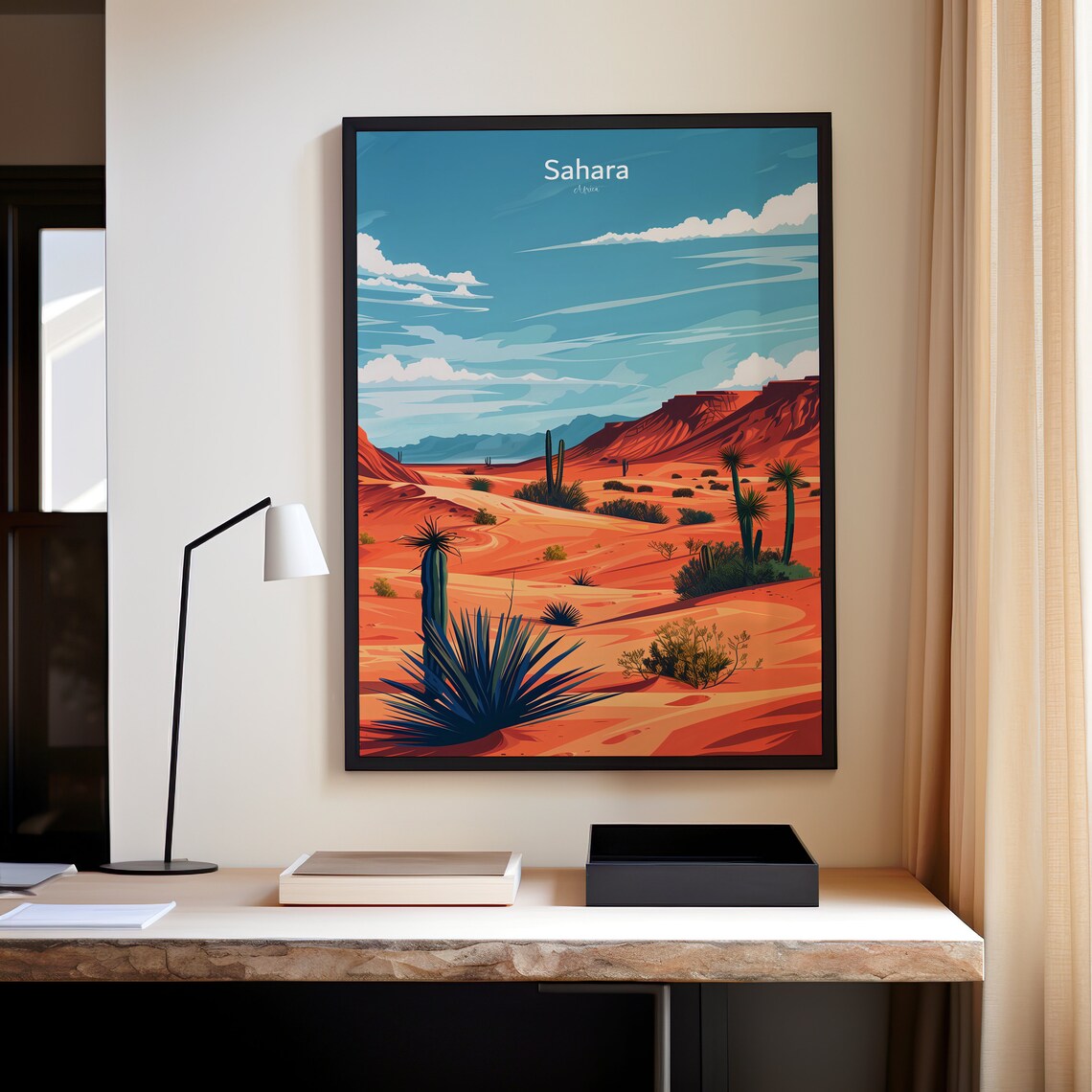 Sahara, Red Sands In Africa Travel Poster - Image 2