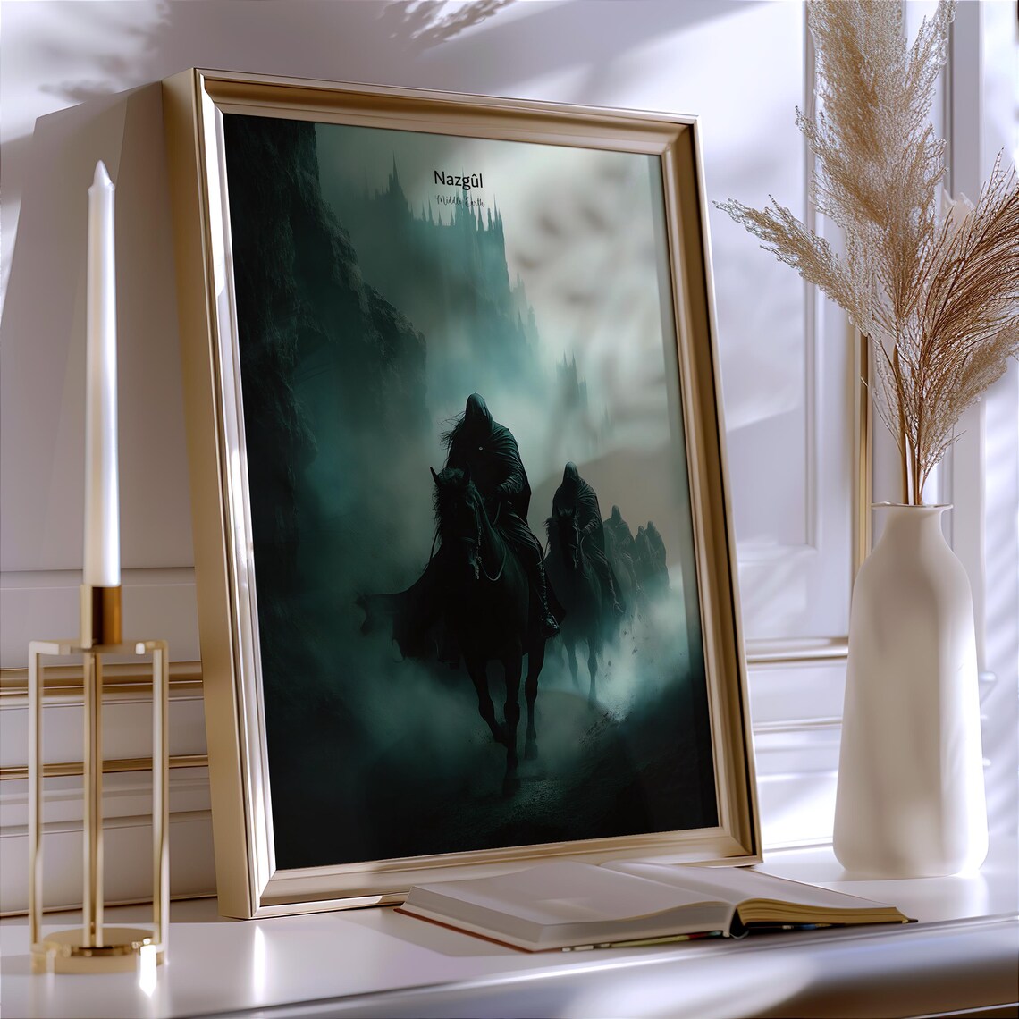 The Lord Of The Rings, Ringwraiths Mordor Art Print - Image 4