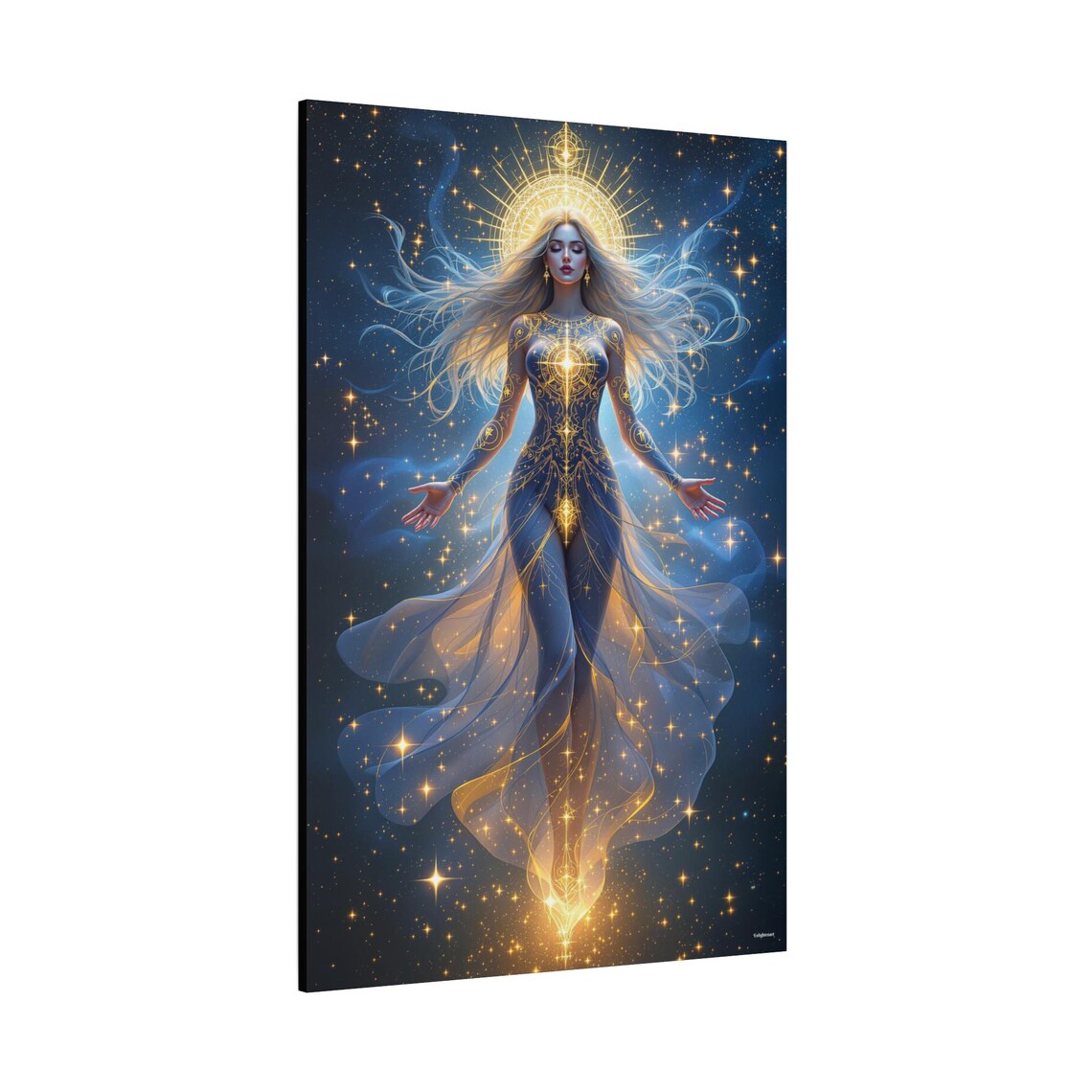 Luminous Ascension Abstract Modern Art Print - Image 2