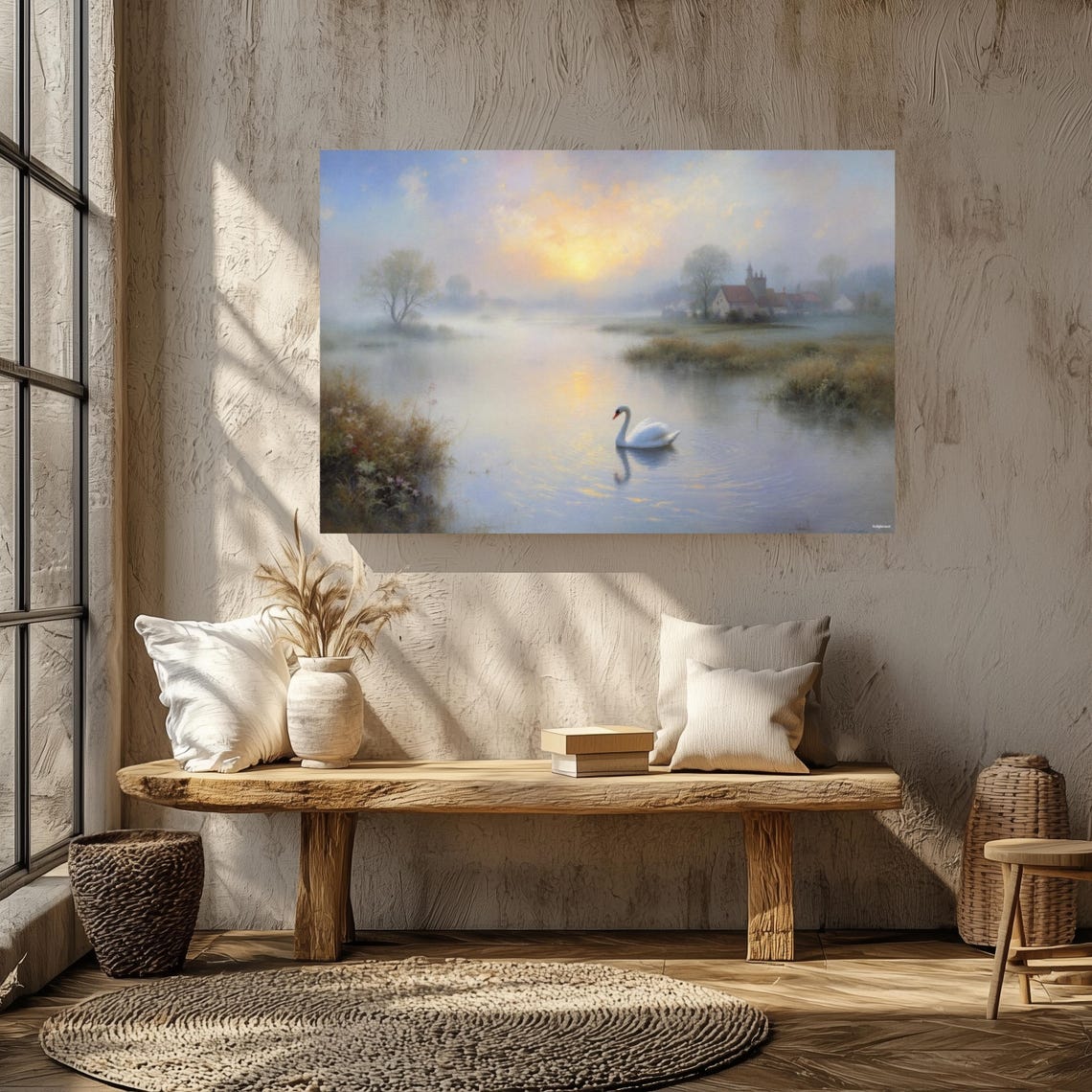 Meadow Of The Swan Wall Art Print