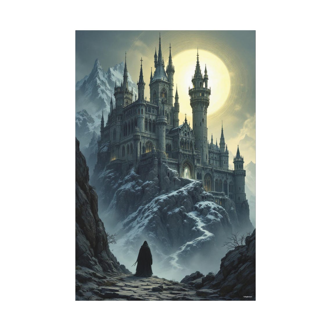 Mystical Castle Fantasy Art Print - Image 3